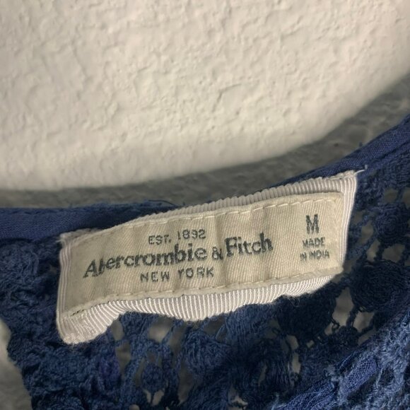 Abercrombie & Fitch Blue Long Sleeve Dress - Picture 3 of 11